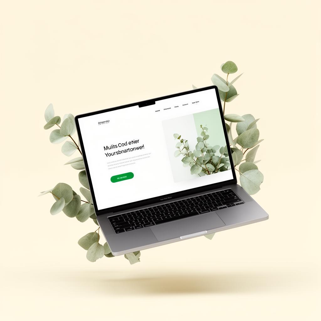 Landing page moderne créée par Landing Page Garden